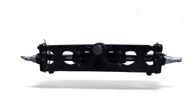REMAN CATERPILLAR 2P5000 COMPLETE STEER AXLE ASSEMBLY W/ CYLINDER (SPINDLE TO SPINDLE) - CT91F4300101